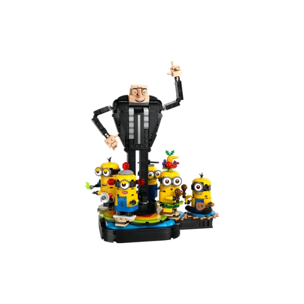 Compatible - Brick-Built Gru and Minions (75582)