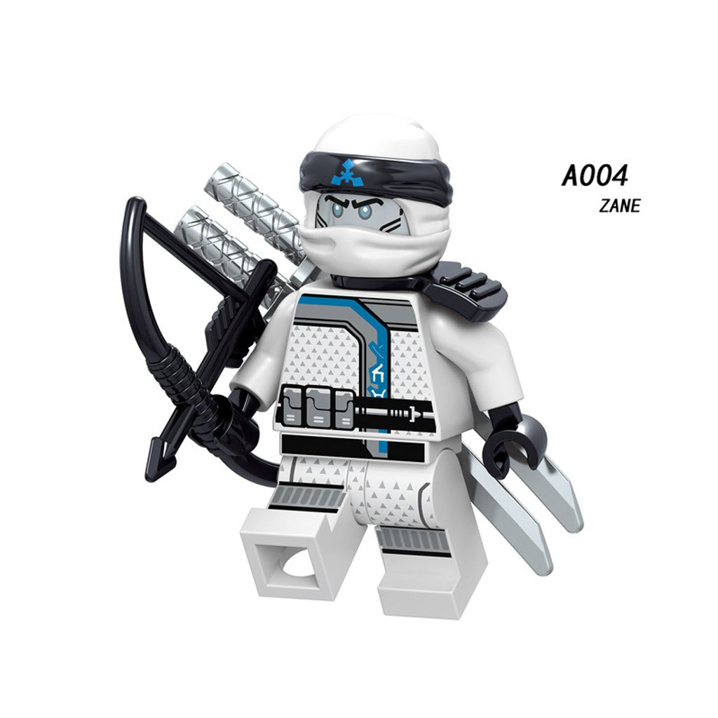 LEGO Ninjago Elemental Ninja Minifigs – Pack of 8 (A001–008)