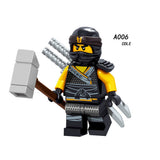 LEGO Ninjago Elemental Ninja Minifigs – Pack of 8 (A001–008)