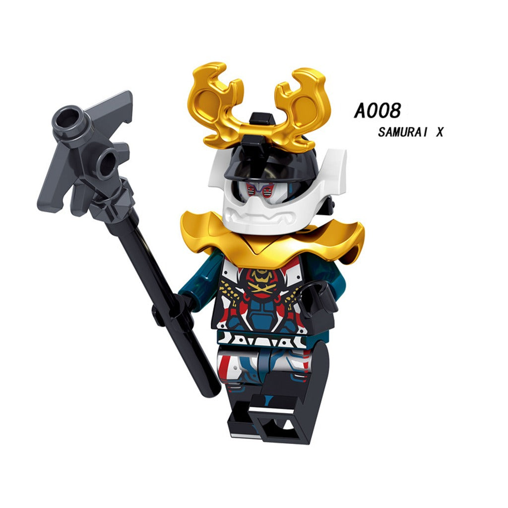 LEGO Ninjago Elemental Ninja Minifigs – Pack of 8 (A001–008)