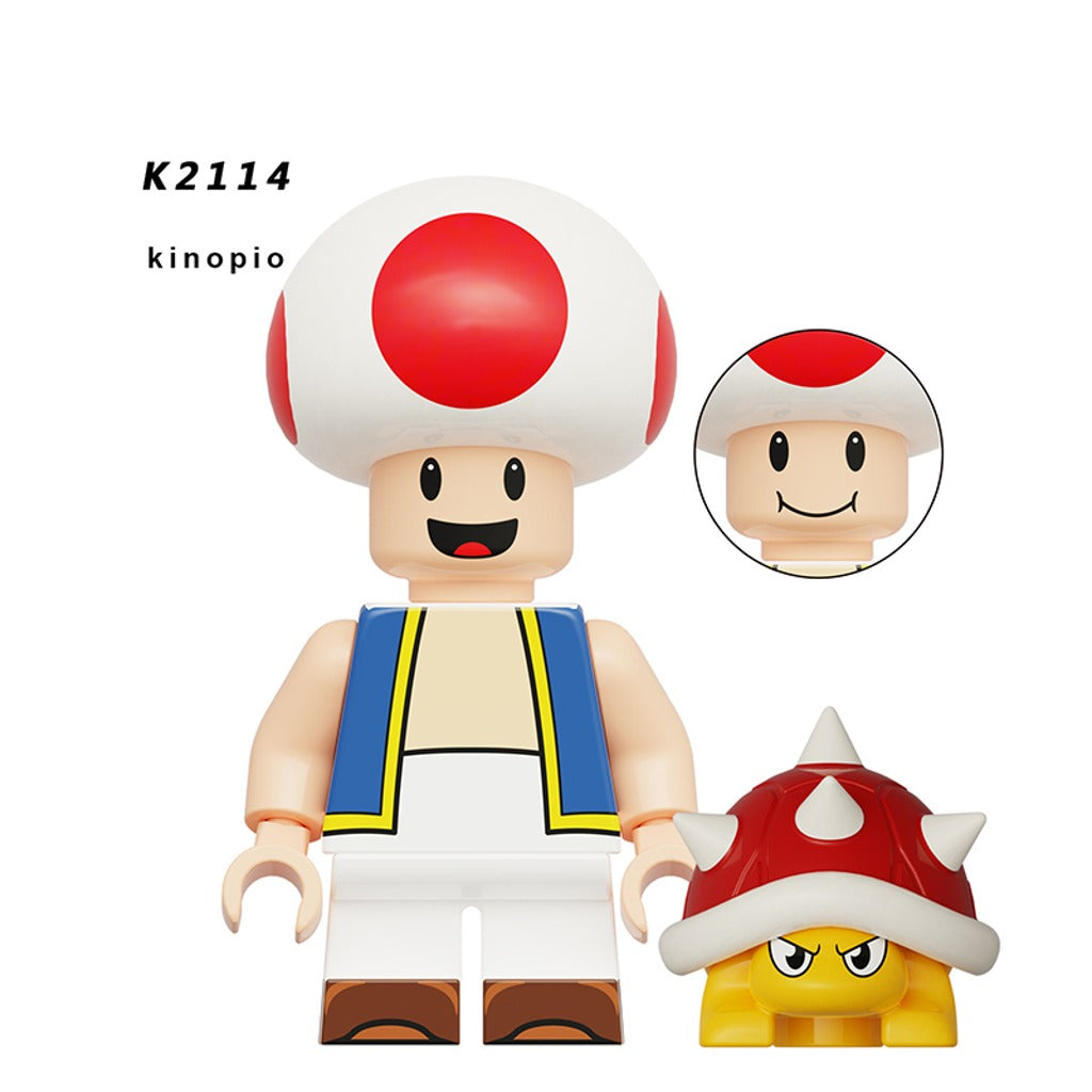 Super Mario Classic Characters Minifigs – Pack of 8 (KDL815)