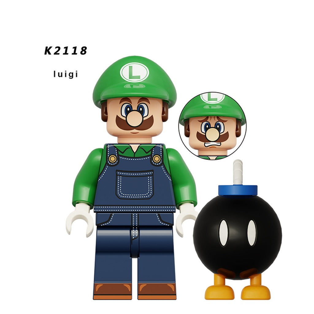 Super Mario Classic Characters Minifigs – Pack of 8 (KDL815)