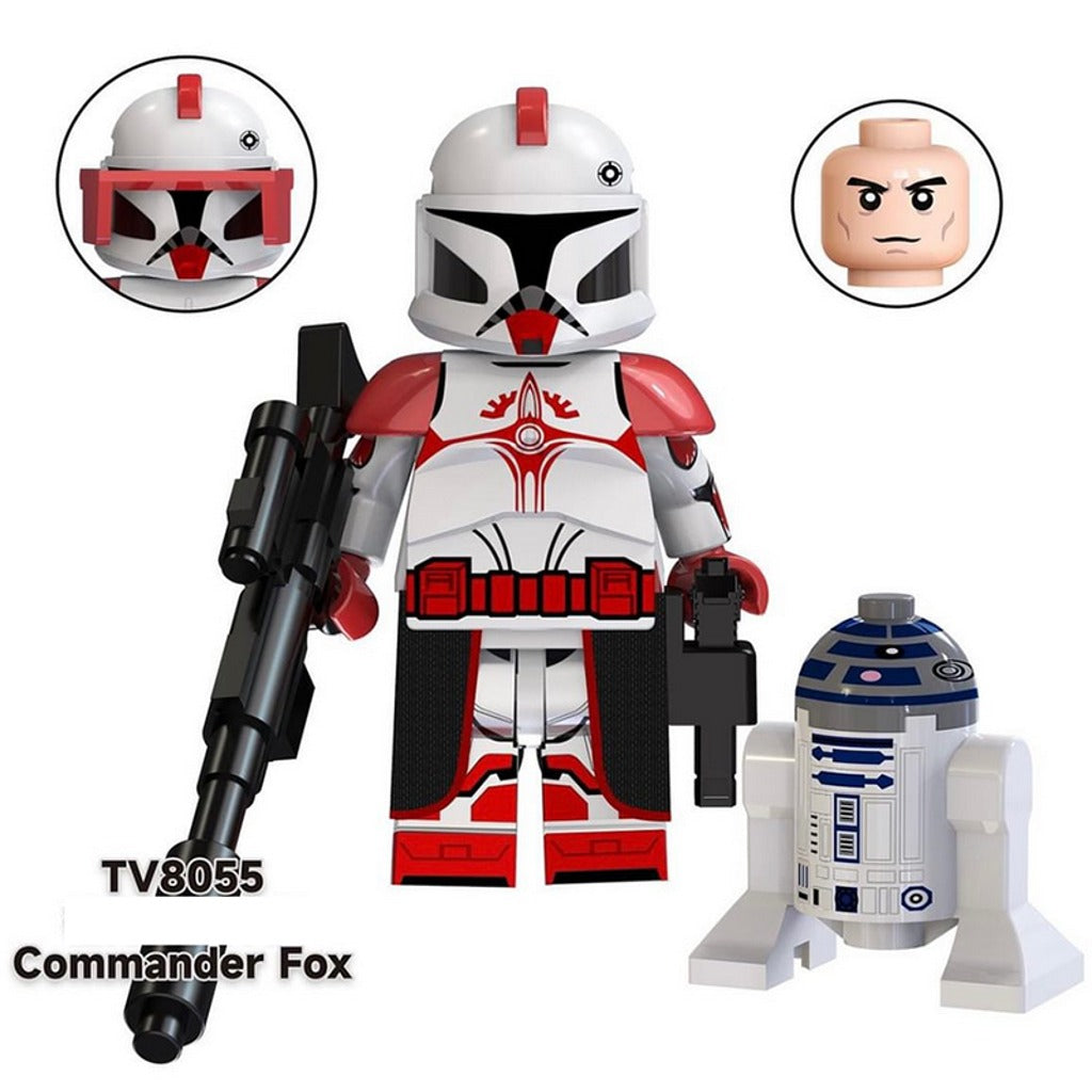 Star Wars Clone Commanders & Troopers Minifigs – Pack of 8 (TV6108)