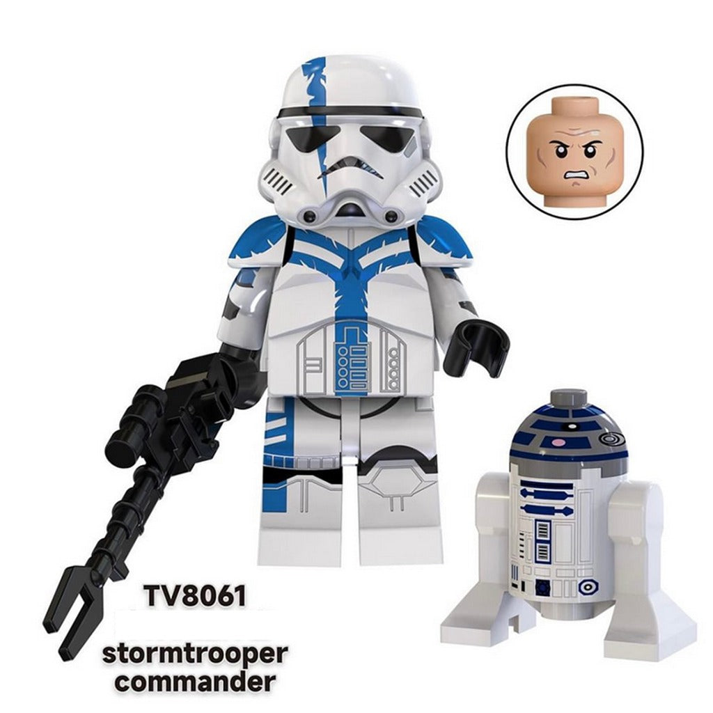 Star Wars Clone Commanders & Troopers Minifigs – Pack of 8 (TV6108)