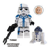 Star Wars Clone Commanders & Troopers Minifigs – Pack of 8 (TV6108)