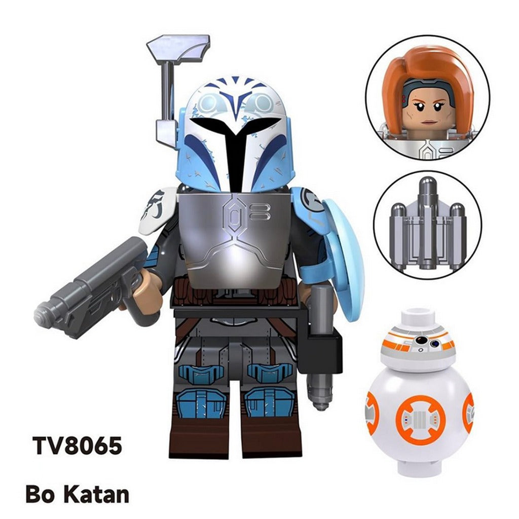 Star Wars Mandalorian & Clone Troopers Minifigs – Pack of 8 (TV6109)
