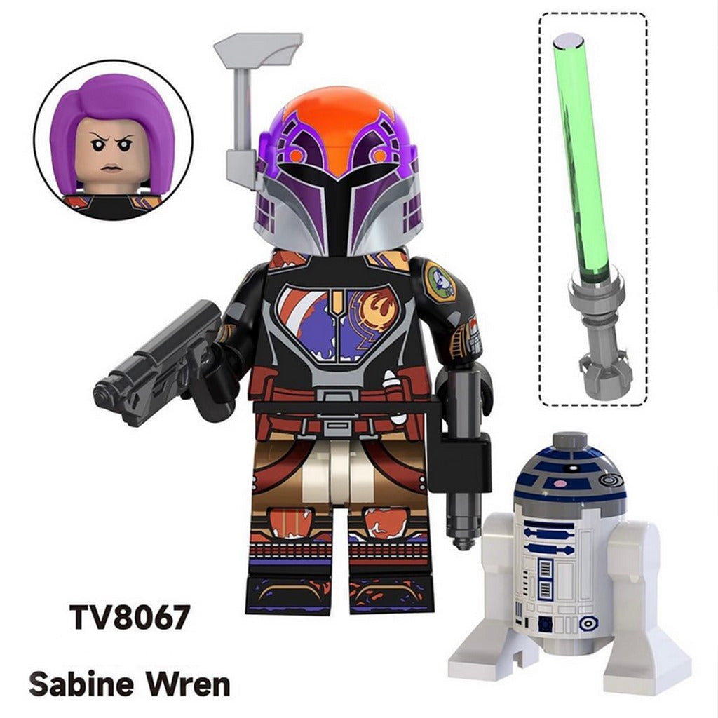 Star Wars Mandalorian & Clone Troopers Minifigs – Pack of 8 (TV6109)