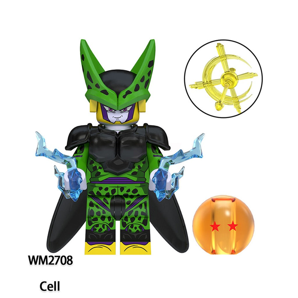 Dragon Ball Z Saiyan Warriors Minifigs – Pack of 8 (WM6182)