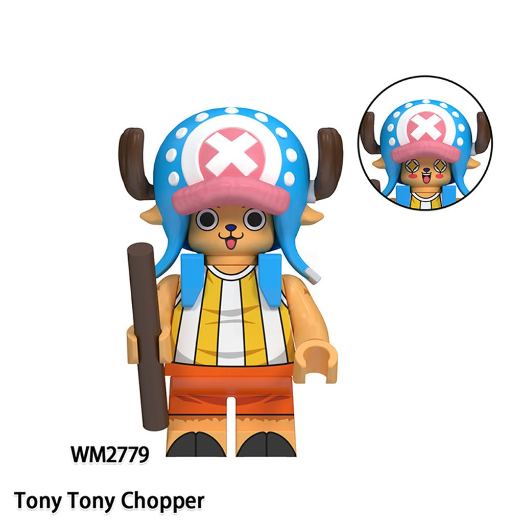 One Piece Straw Hat Pirates Minifigs – Pack of 8 (WM6191)