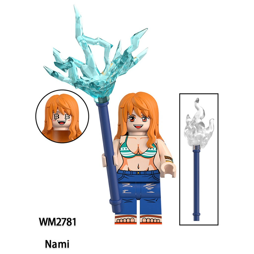 One Piece Straw Hat Pirates Minifigs – Pack of 8 (WM6191)