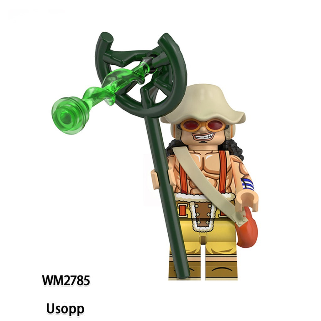 One Piece Straw Hat Pirates Minifigs – Pack of 8 (WM6191)